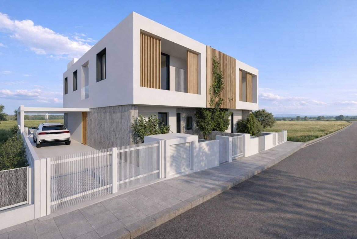 Contemporary Three-Bedroom Semi-Detached Villas in Timi Paphos