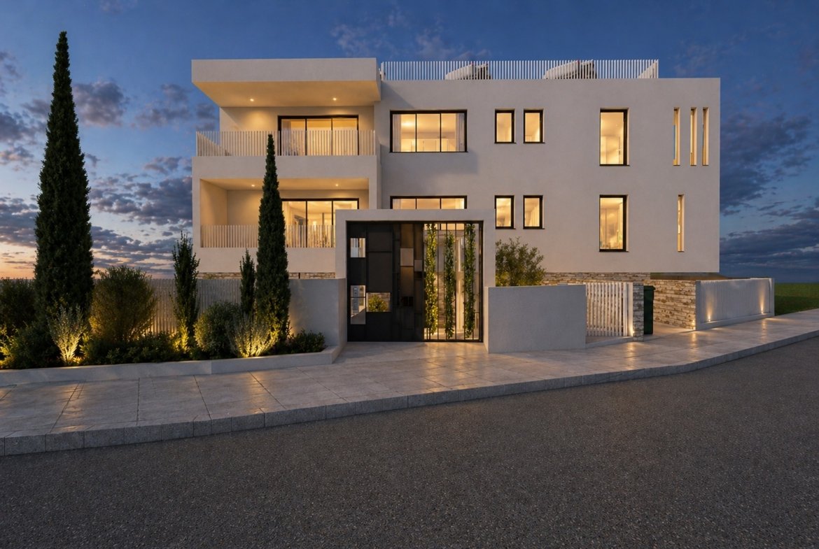 Two Bedroom Contemporary Apartments in Kissonerga