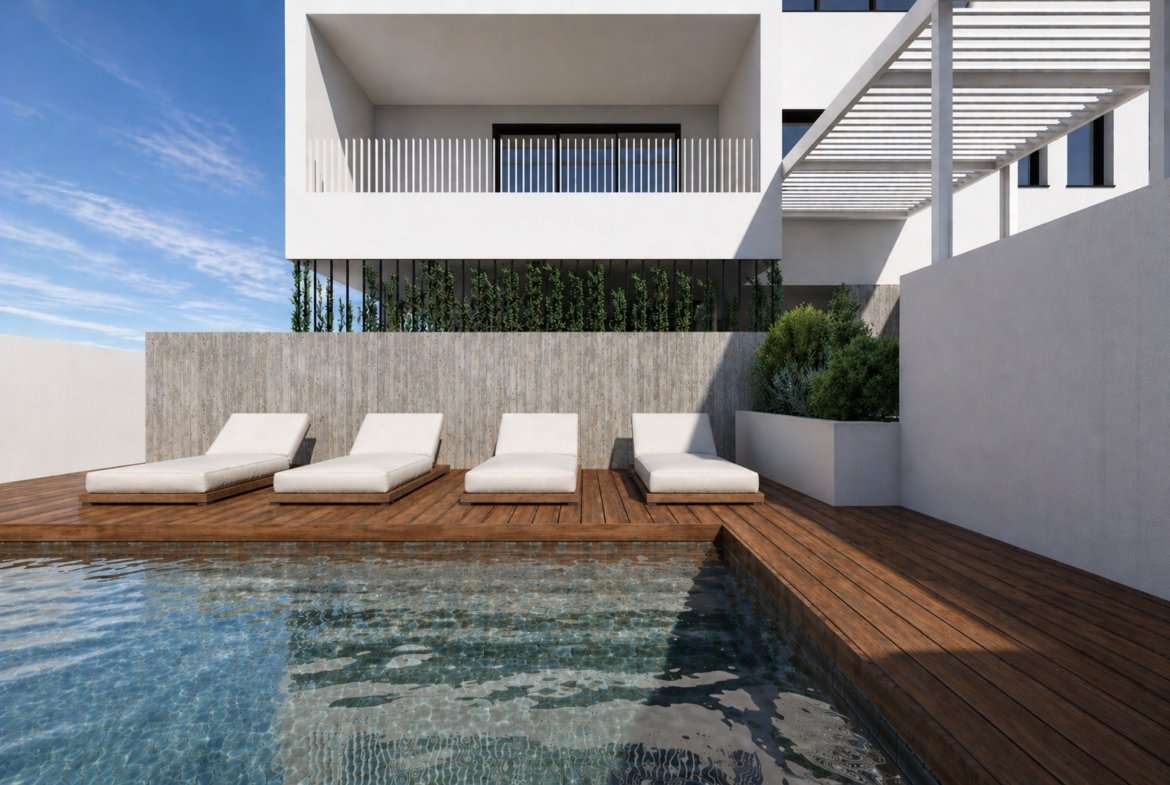 Two Bedroom Contemporary Apartments in Kissonerga
