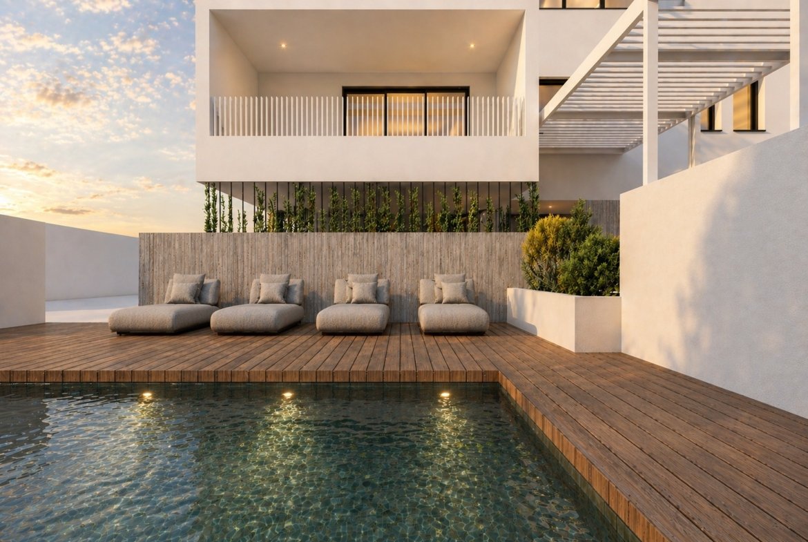 Two Bedroom Contemporary Apartments in Kissonerga