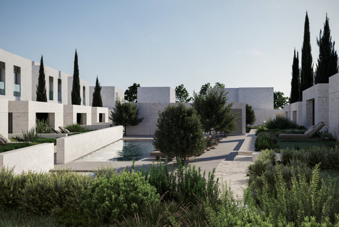Exclusive Two Bedroom Two Bathroom Beachfront Villas in Geroskipou, Paphos