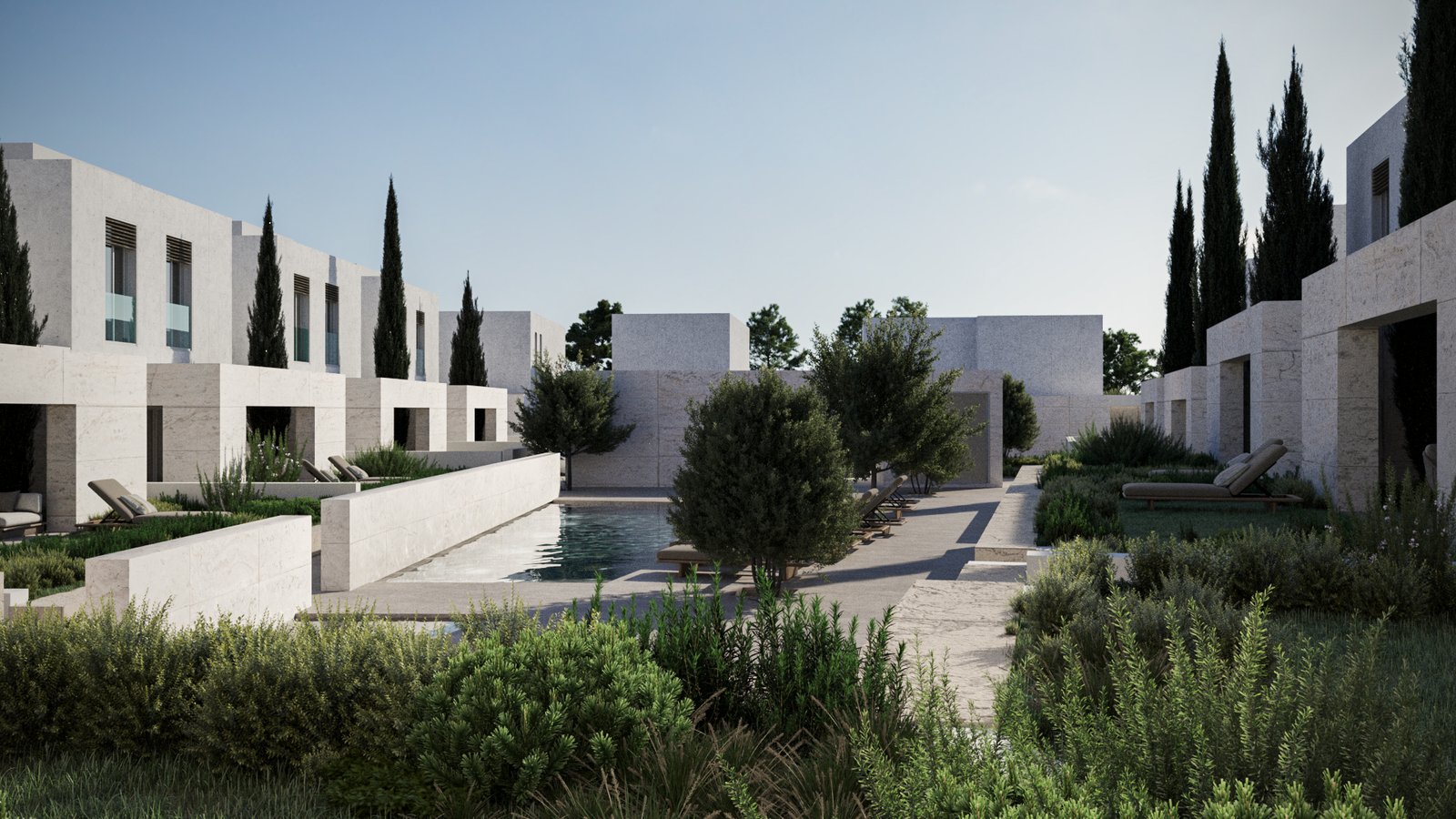 Exclusive Two Bedroom Two Bathroom Beachfront Villas in Geroskipou, Paphos