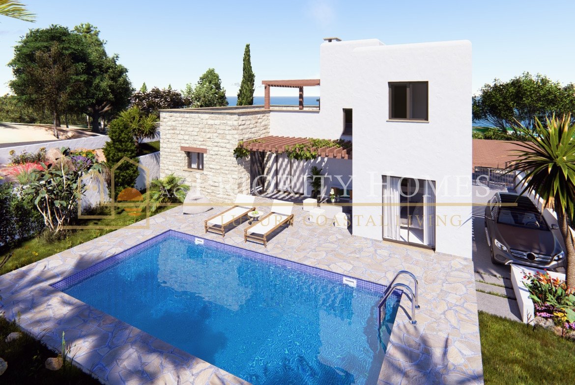 Luxury Four-Bedroom Villa with Sea Views in Argaka, Polis
