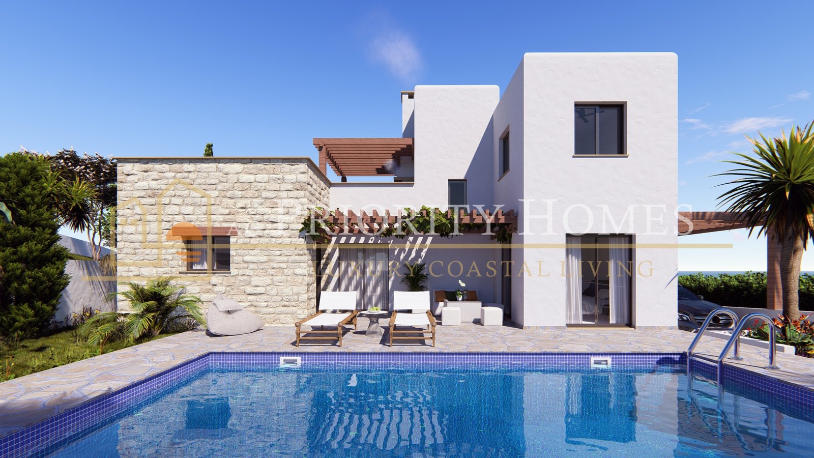 Luxury Four-Bedroom Villa with Sea Views in Argaka, Polis