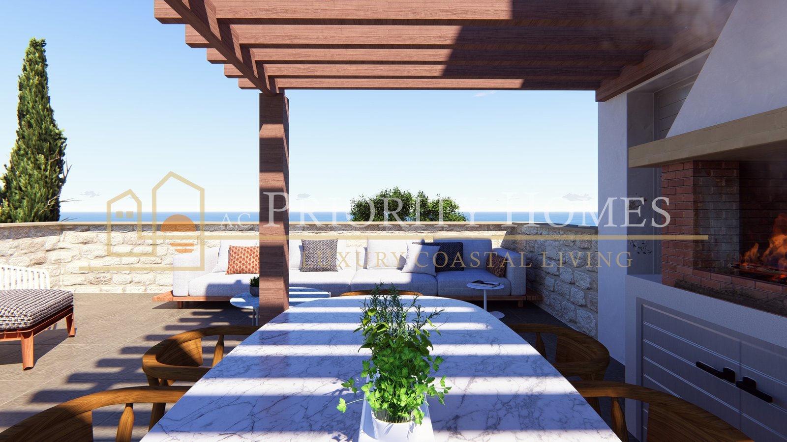 Luxury Four-Bedroom Villa with Sea Views in Argaka, Polis