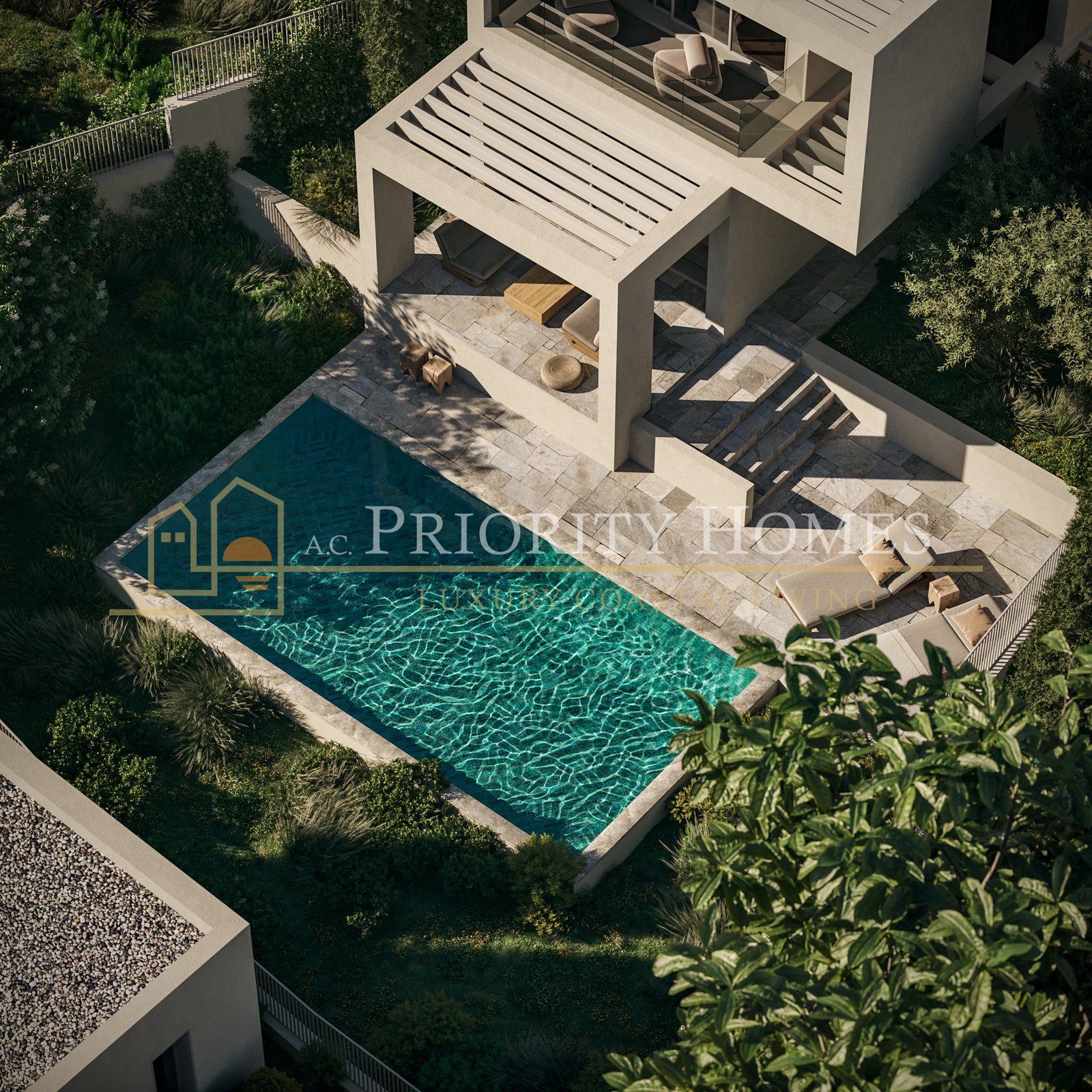 Luxury Three-Bedroom Villas on the Edge of Akamas National Park in Pegeia
