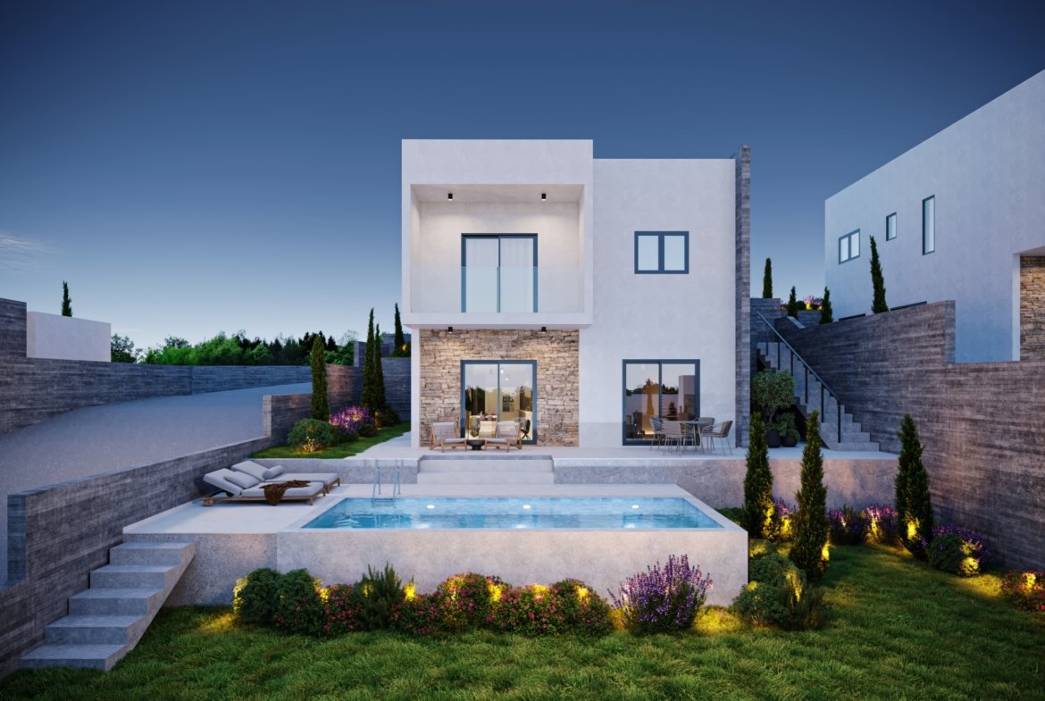 Elegant Four‑Bedroom Villa in Pegeia
