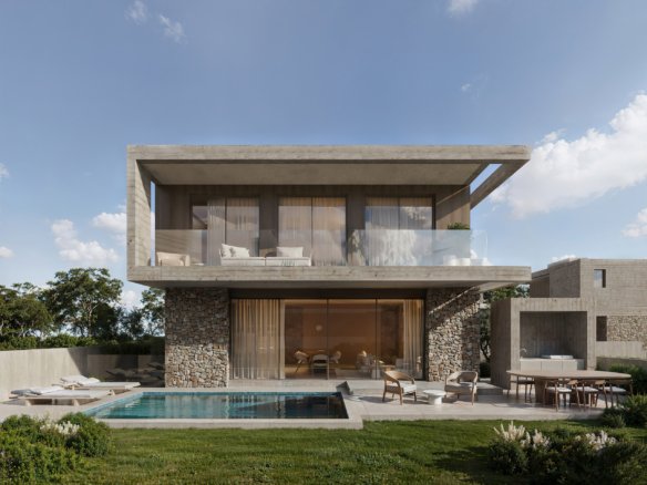 Contemporary Three Bedroom Luxury Villas in Geroskipou