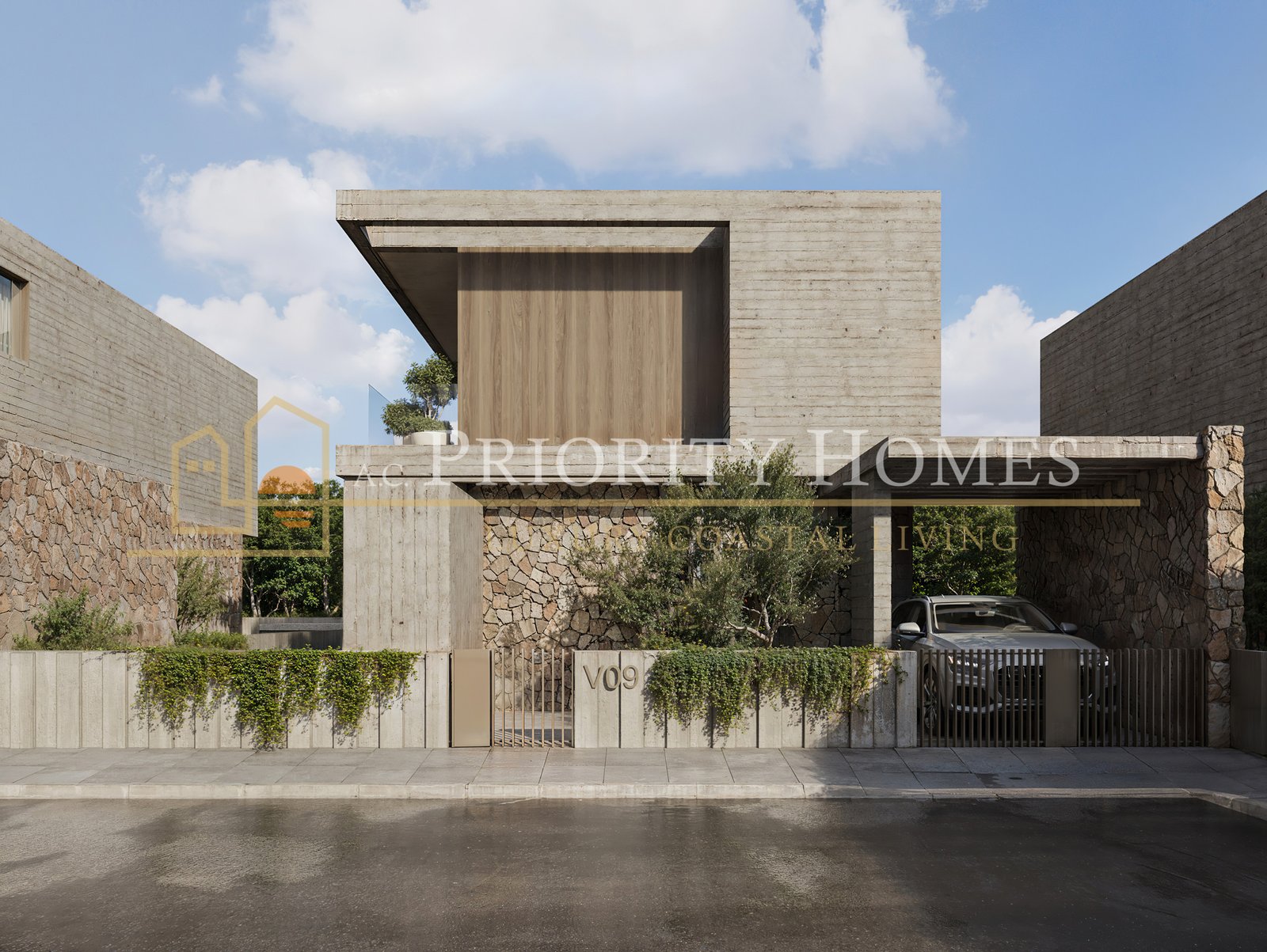Contemporary Three Bedroom Luxury Villas in Geroskipou