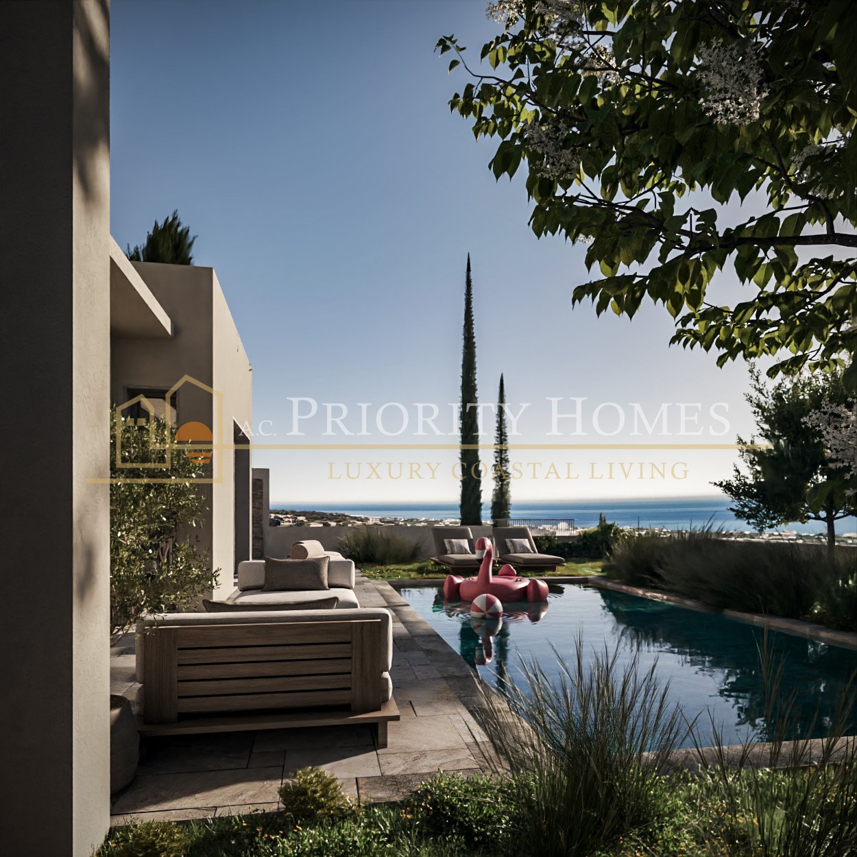 Luxury Three-Bedroom Villas on the Edge of Akamas National Park in Pegeia