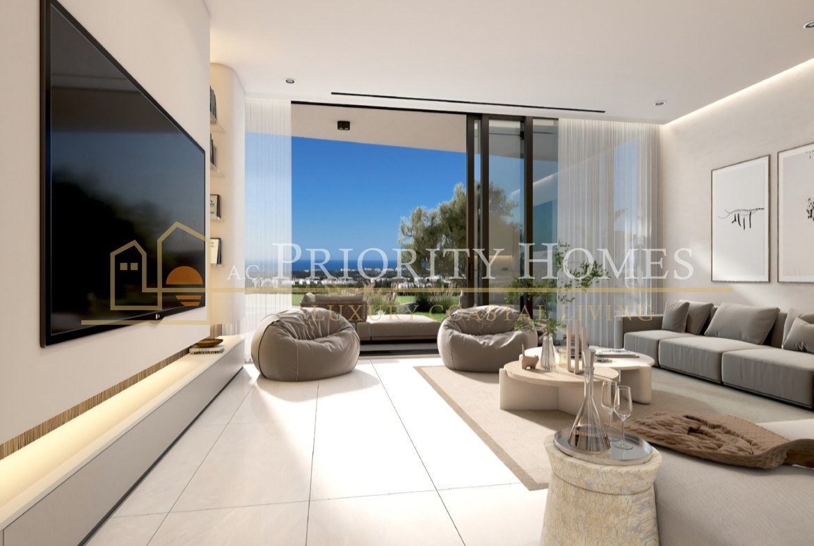 Modern Three-Bedroom Villas with Roof Garden & Sea Views in Geroskipou, Paphos