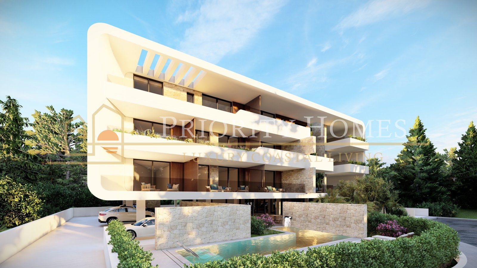 Modern Two-Bedroom Apartments in Tombs of the Kings, Paphos
