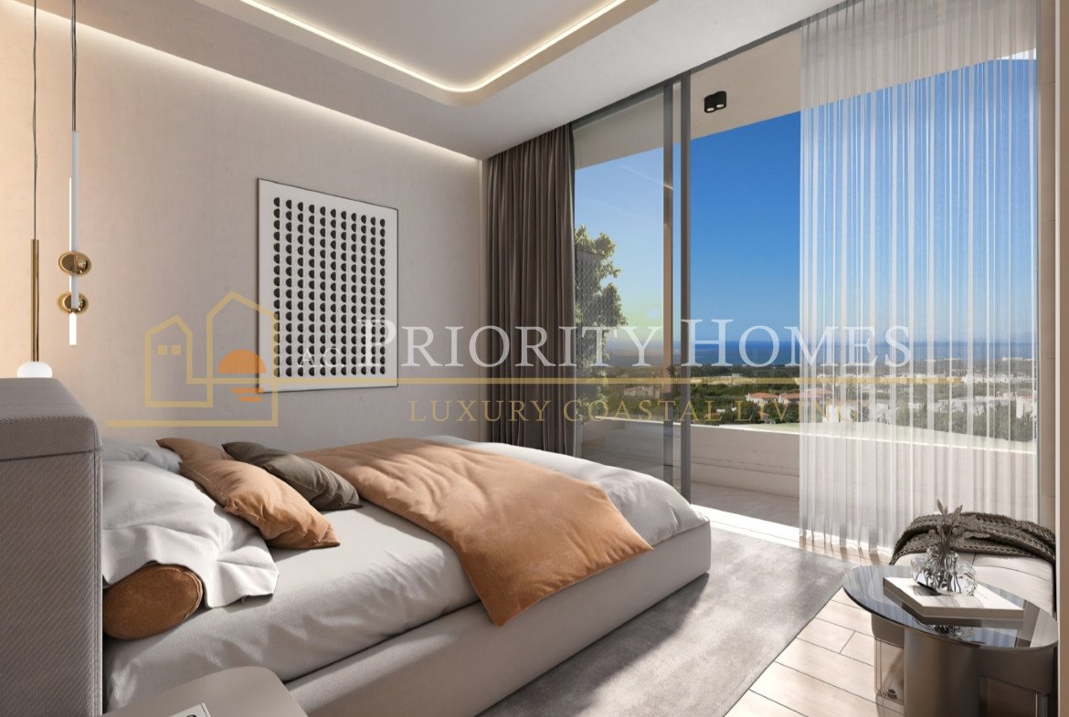 Modern Three-Bedroom Villas with Roof Garden & Sea Views in Geroskipou, Paphos