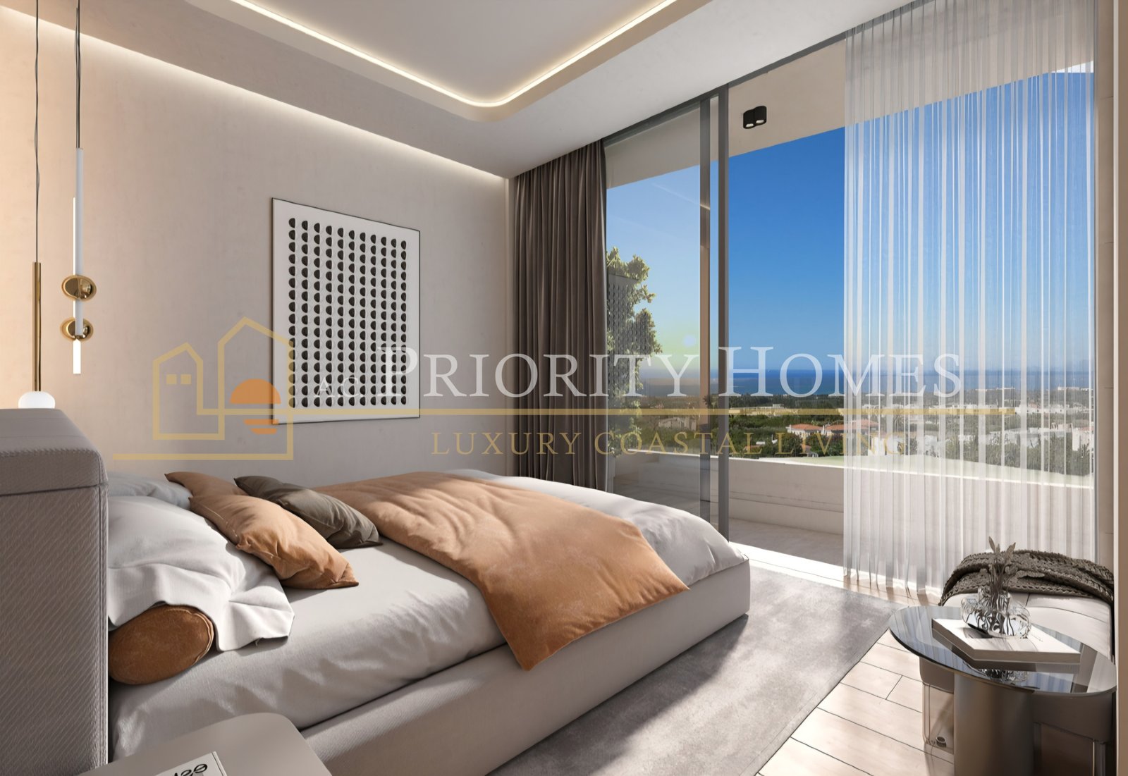 Modern Three-Bedroom Villas with Roof Garden & Sea Views in Geroskipou, Paphos