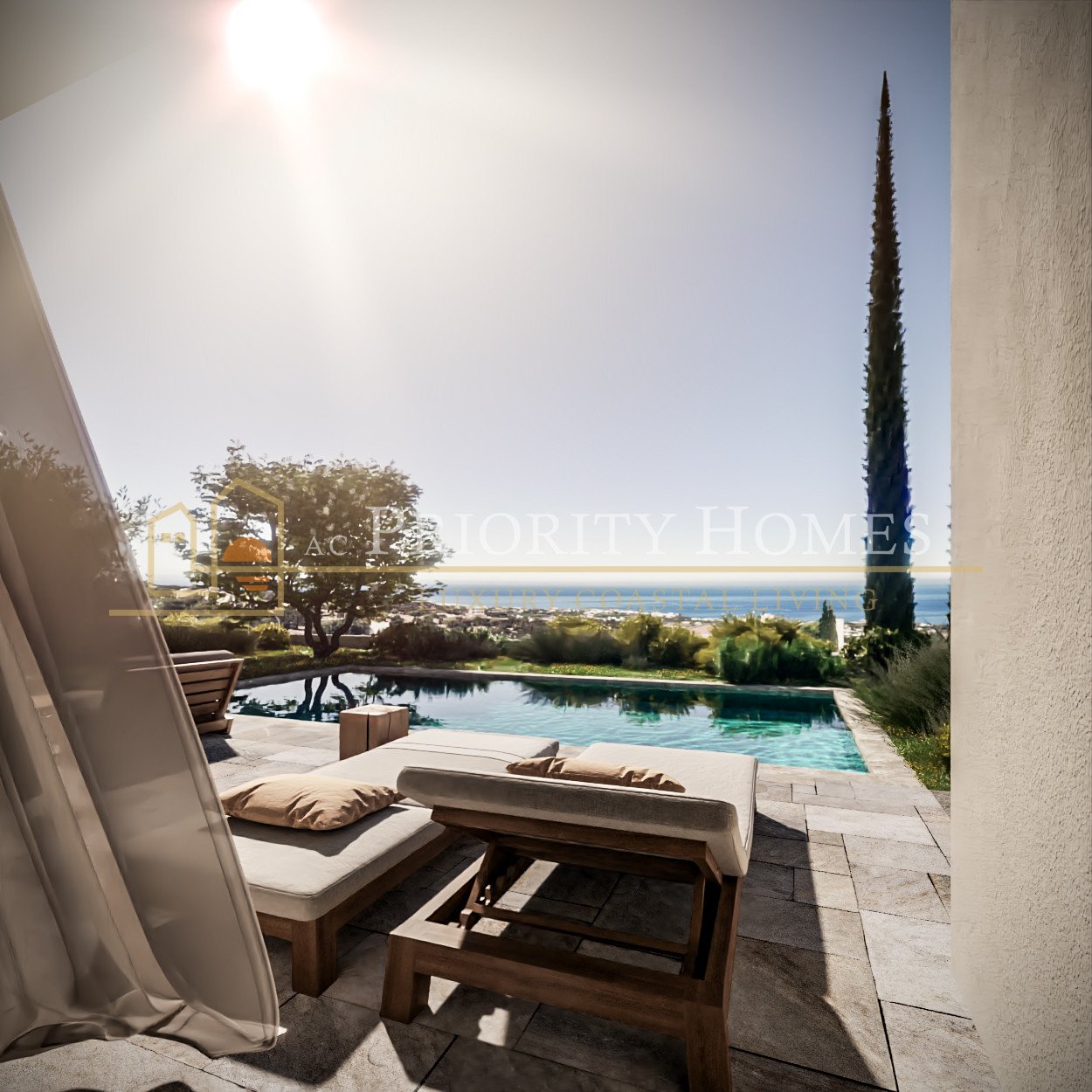 Luxury Three-Bedroom Villas on the Edge of Akamas National Park in Pegeia