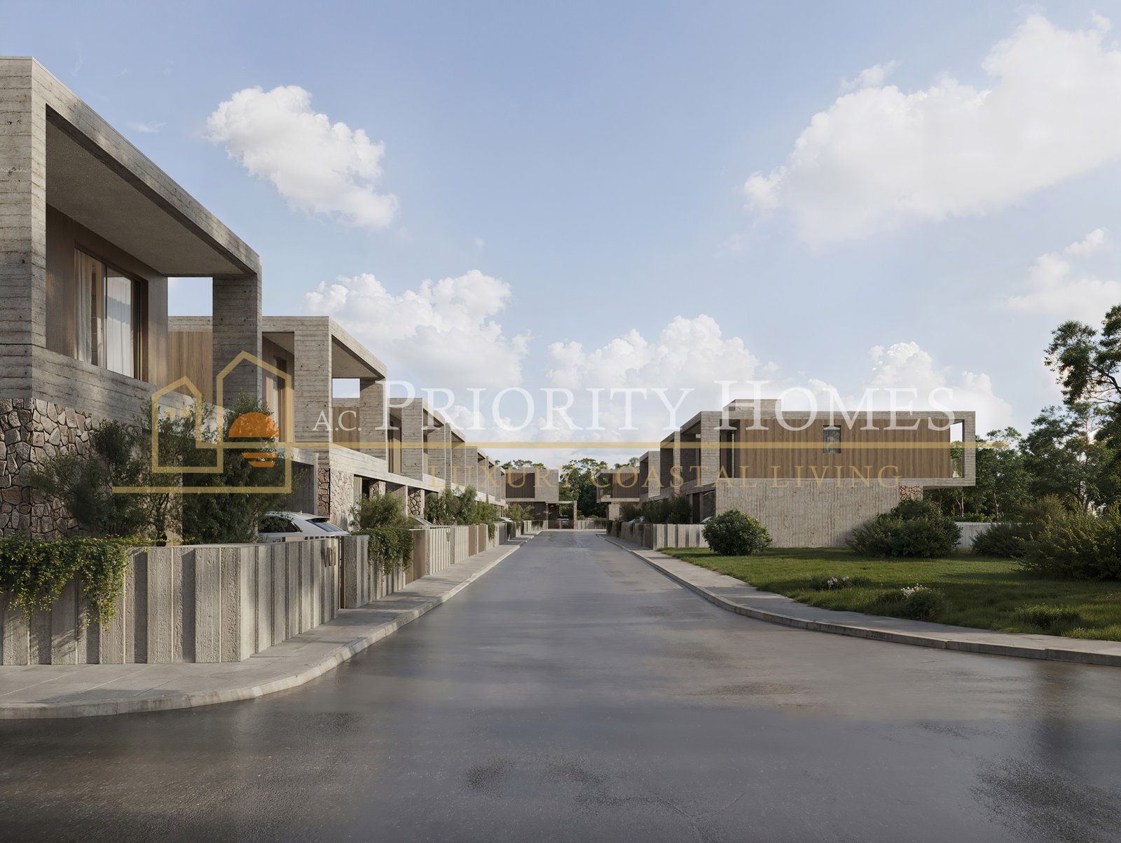 Contemporary Three Bedroom Luxury Villas in Geroskipou