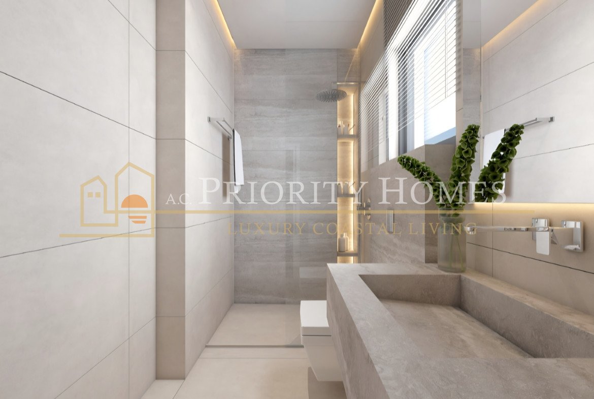 Modern Three-Bedroom Villas with Roof Garden & Sea Views in Geroskipou, Paphos
