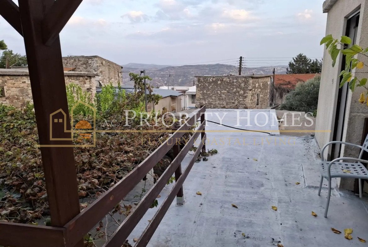 Charming Traditional Three-Bedroom Village Home for Sale in Pentalia, Paphos