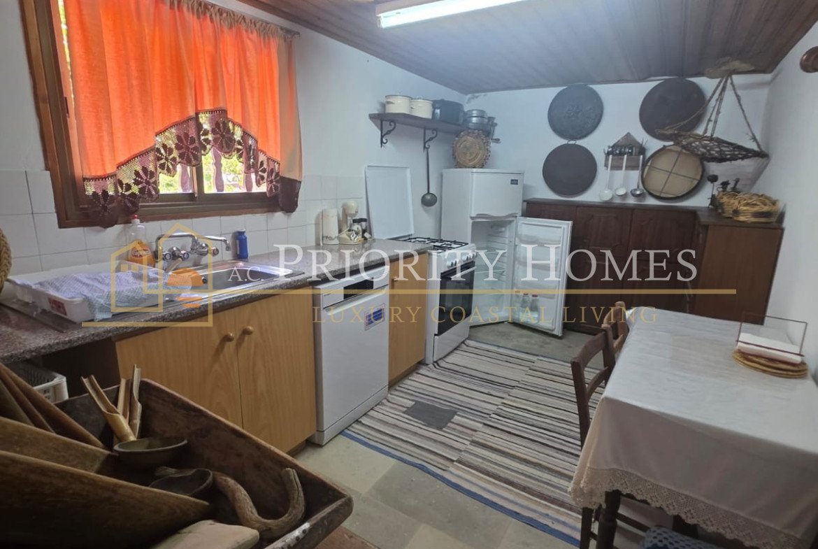Charming Traditional Three-Bedroom Village Home for Sale in Pentalia, Paphos
