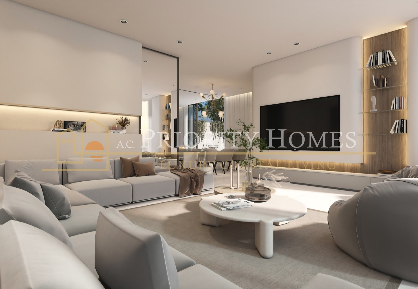 Modern Three-Bedroom Villas with Roof Garden & Sea Views in Geroskipou, Paphos