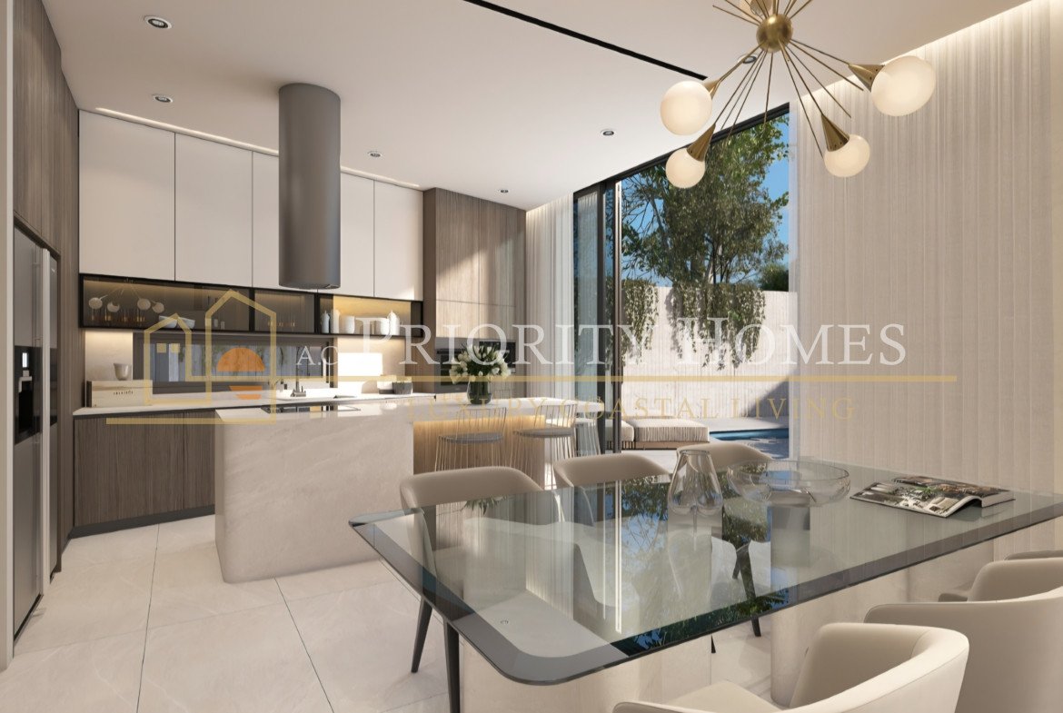 Modern Three-Bedroom Villas with Roof Garden & Sea Views in Geroskipou, Paphos