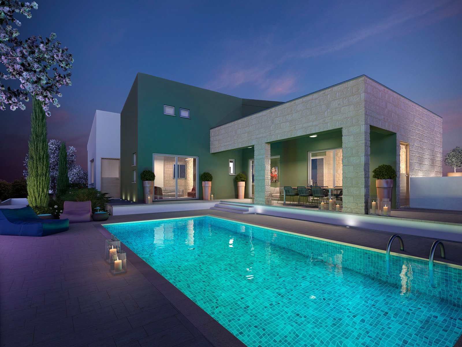 Luxury Four-Bedroom Detached Bungalows in Pissouri, Limassol