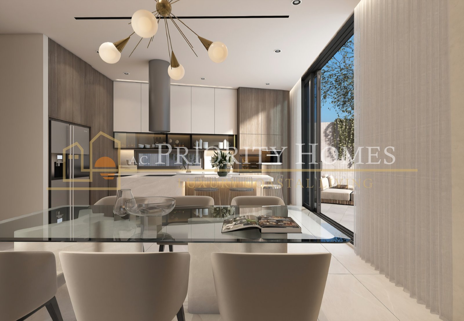 Modern Three-Bedroom Villas with Roof Garden & Sea Views in Geroskipou, Paphos