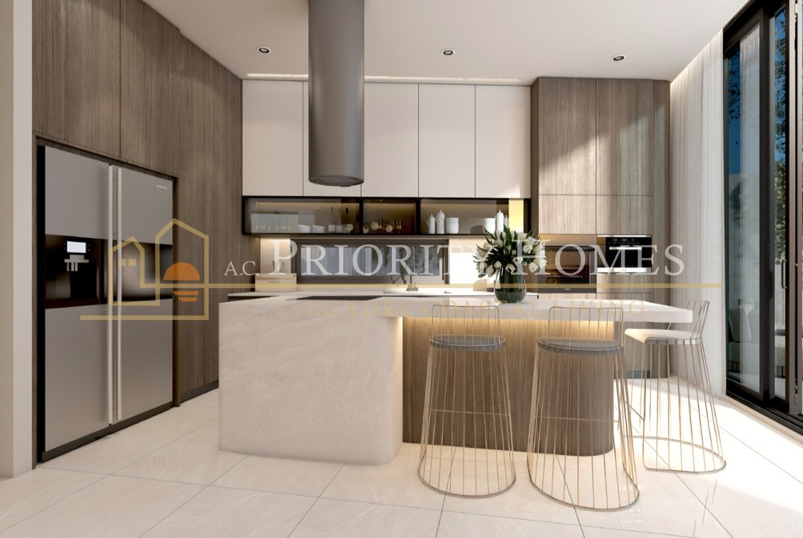 Modern Three-Bedroom Villas with Roof Garden & Sea Views in Geroskipou, Paphos