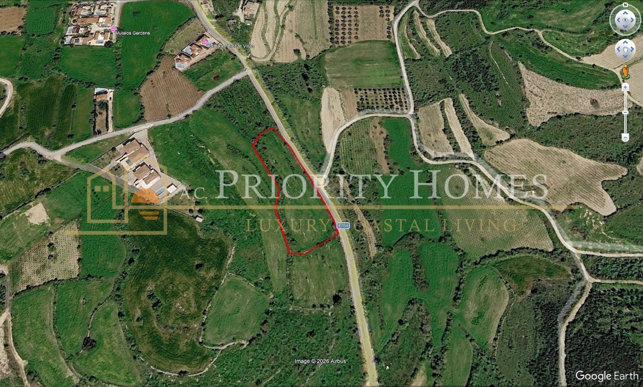 Residential Development Land for Sale in Kathikas, Paphos