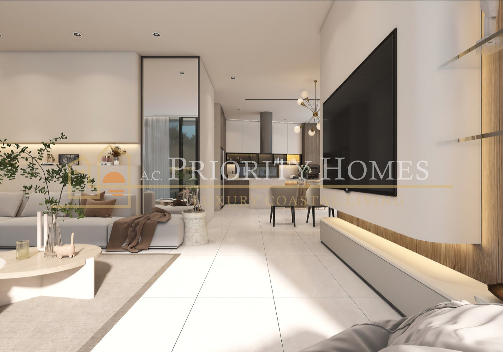 Modern Three-Bedroom Villas with Roof Garden & Sea Views in Geroskipou, Paphos