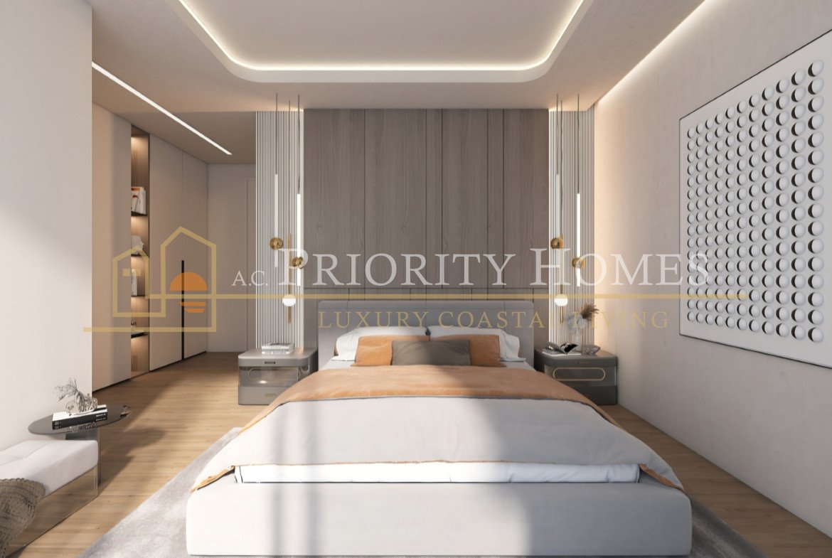 Modern Three-Bedroom Villas with Roof Garden & Sea Views in Geroskipou, Paphos