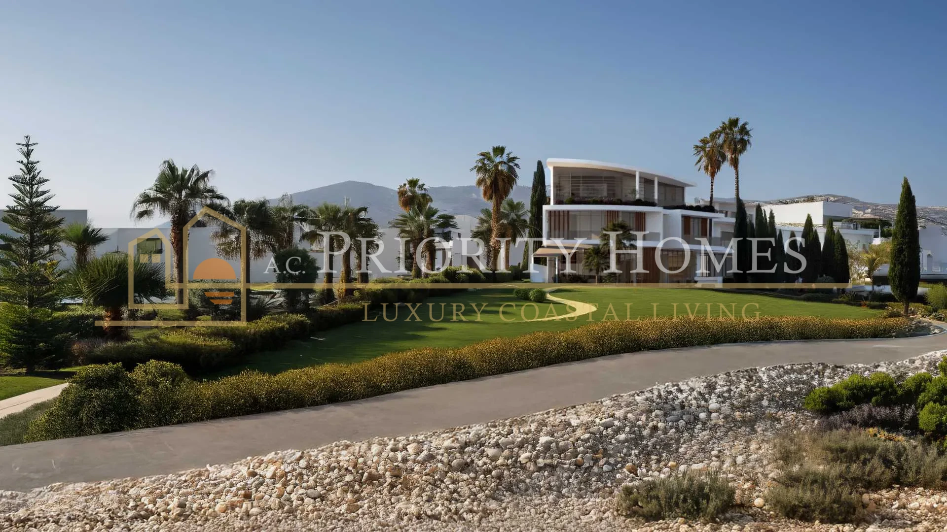 Iconic Mediterranean Beachfront Villa in Kissonerga Paphos