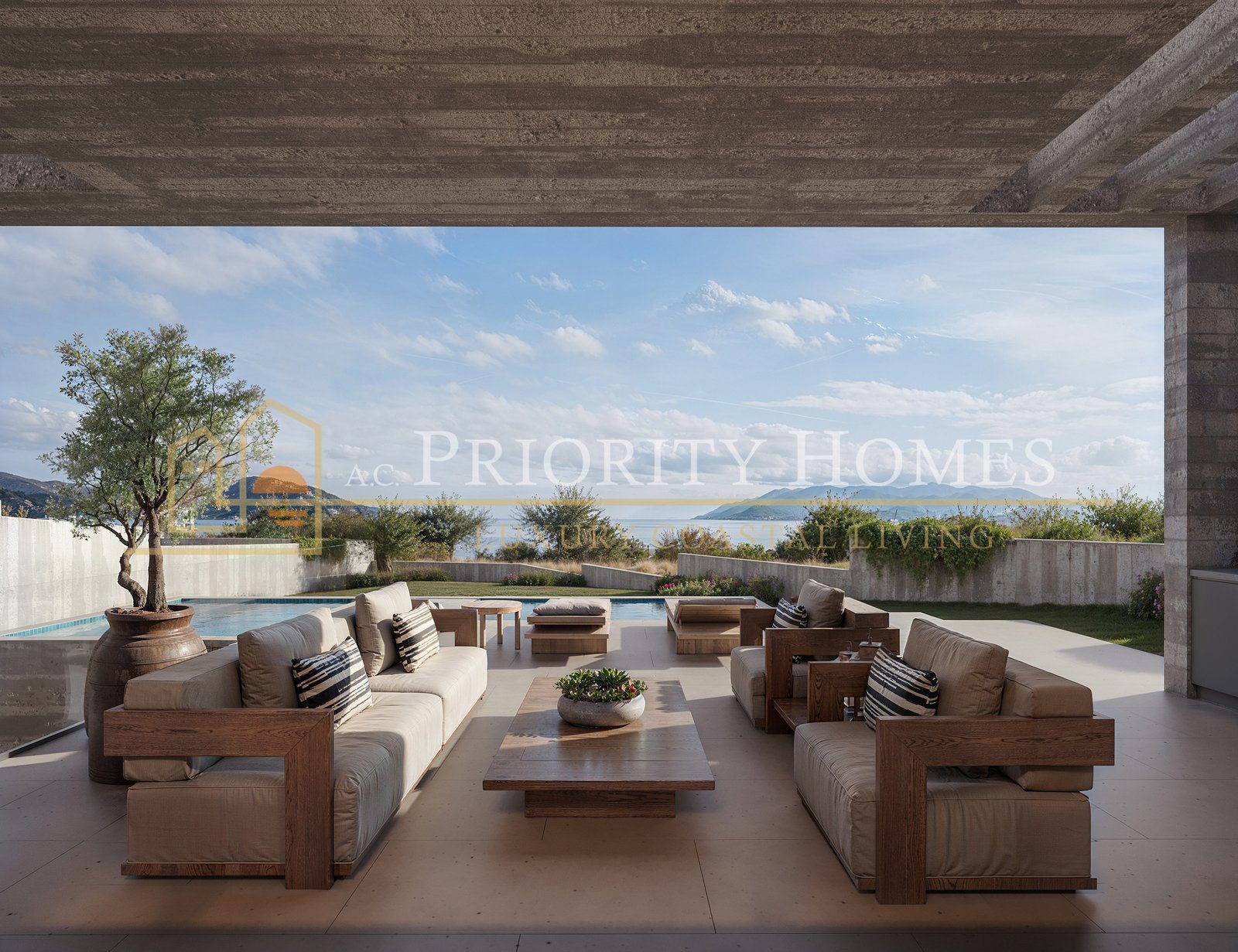 Contemporary Luxury Four-Bedroom Villas in Sea Caves Pegeia