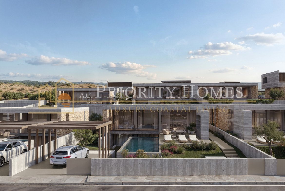 Contemporary Luxury Four-Bedroom Villas in Sea Caves Pegeia