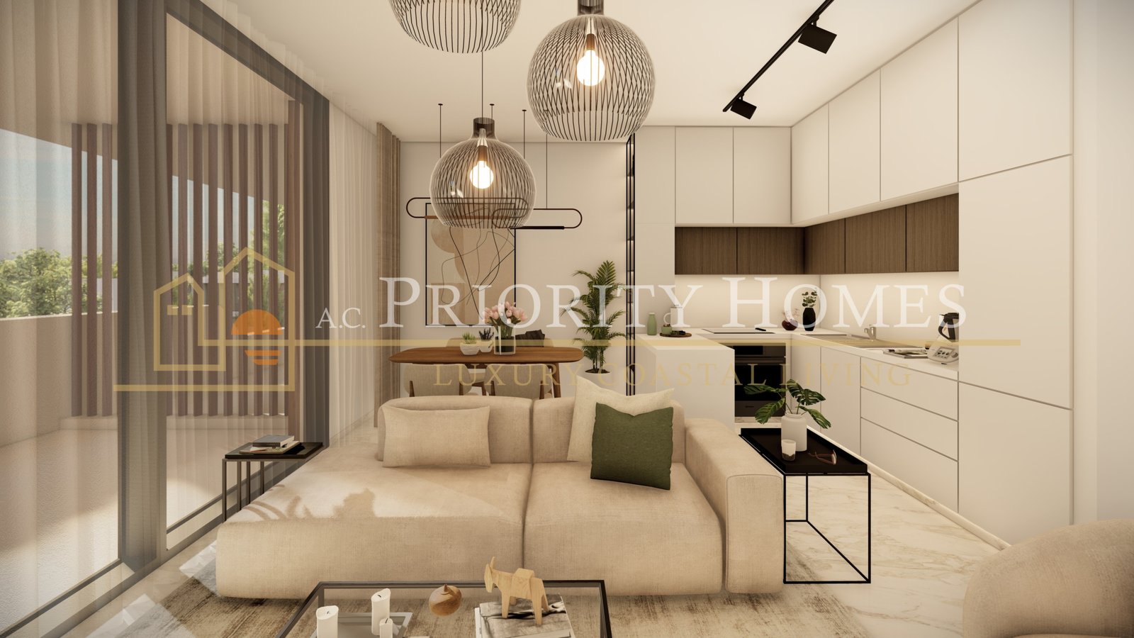 Modern Two-Bedroom Apartments in Tombs of the Kings, Paphos