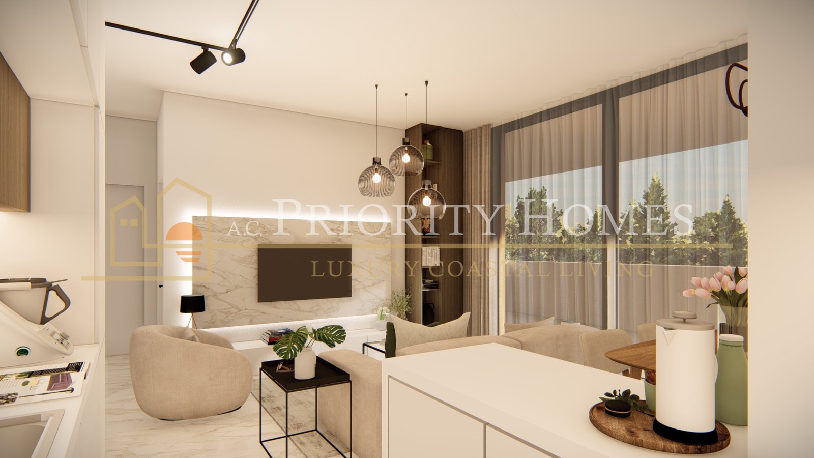 Modern Two-Bedroom Apartments in Tombs of the Kings, Paphos