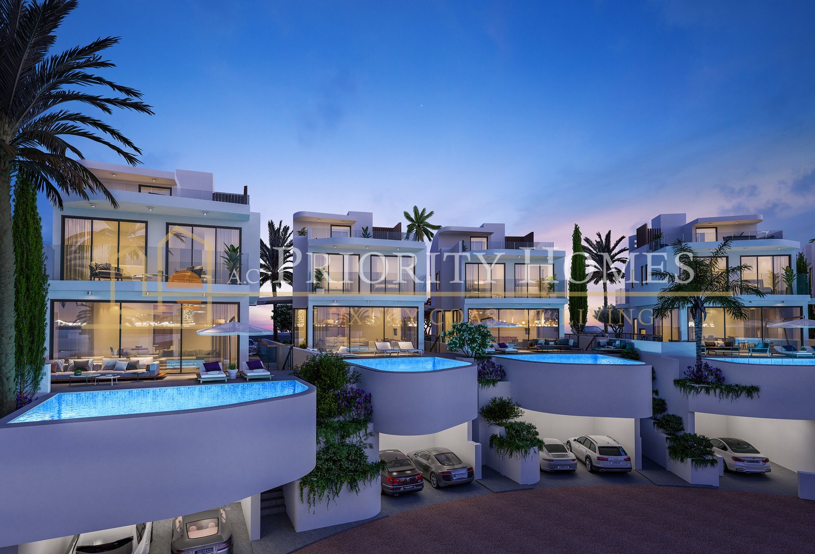 Frontline Luxury Three-Bedroom Villa with Sea Views in Kissonerga