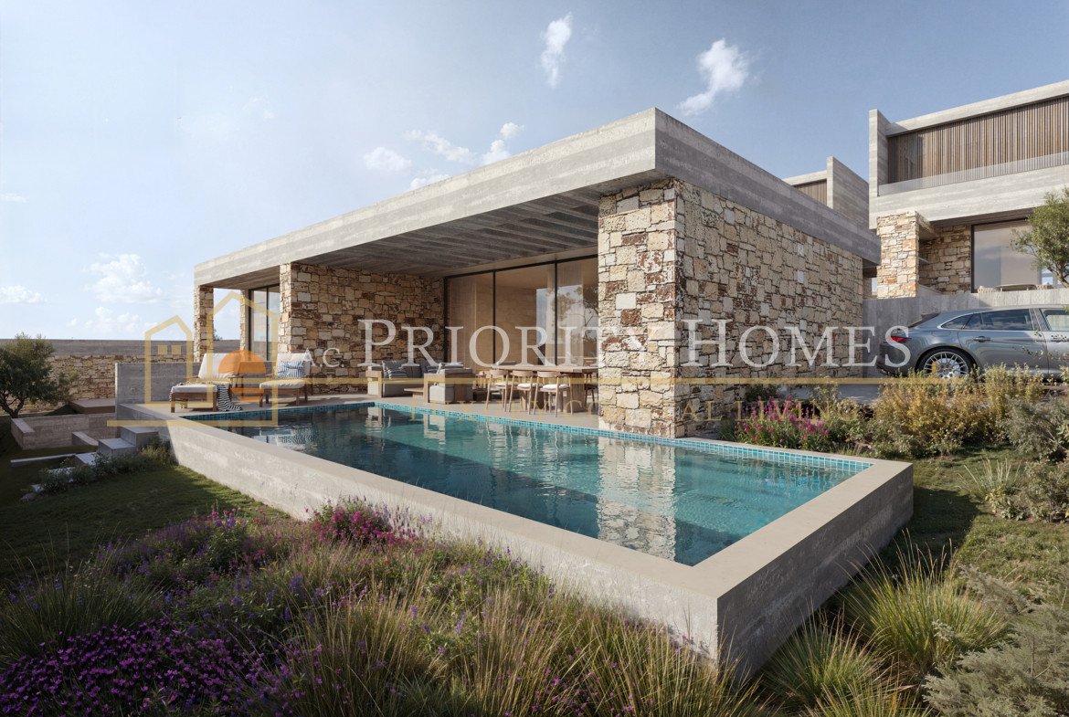 Contemporary Luxury Four-Bedroom Villas in Sea Caves Pegeia