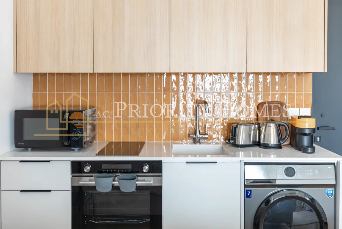 Modern Furnished Studio Apartment for Rent in Kato Paphos