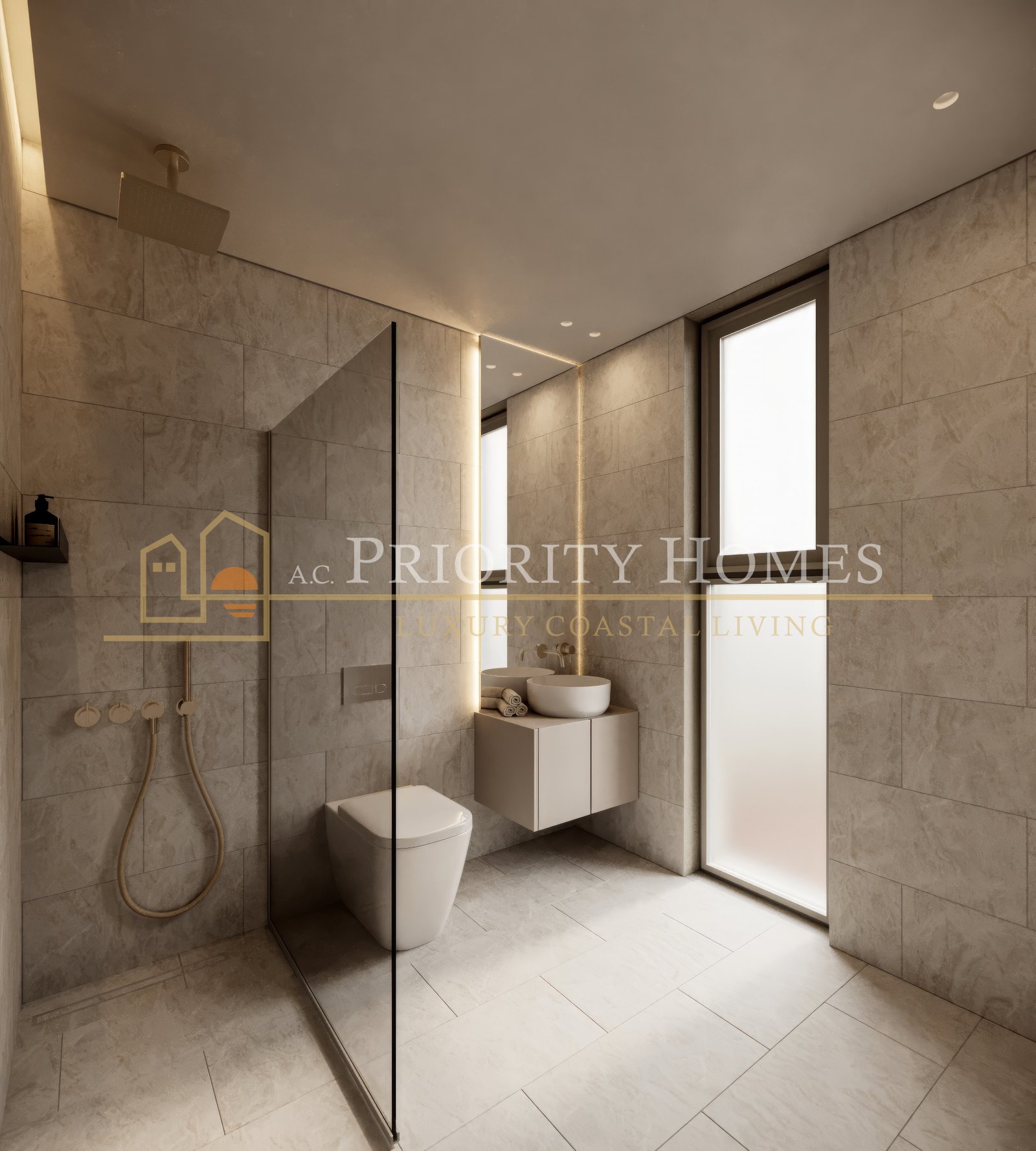Bathroom_TB Luxury Two-Bedroom Villas on the Edge of Akamas National Park in Pegeia