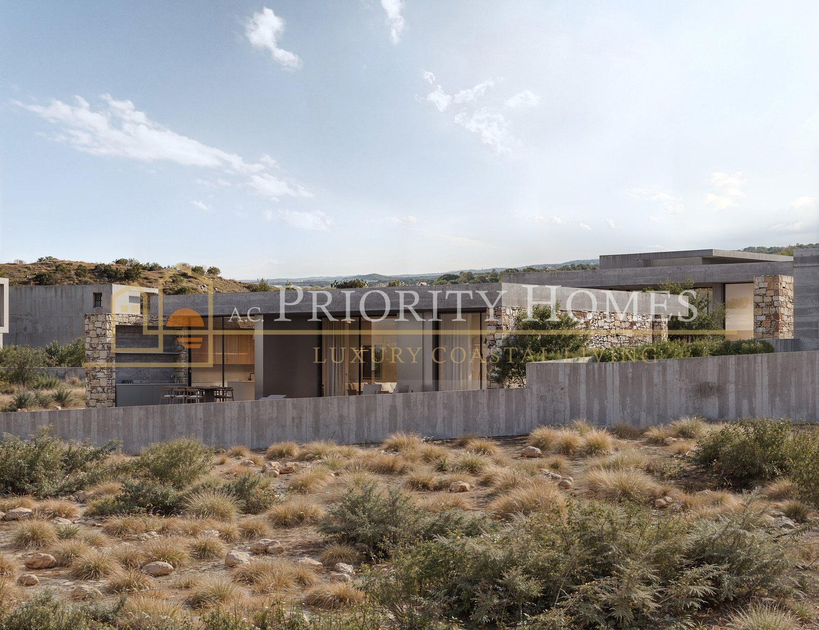 Contemporary Luxury Three-Bedroom Villas in Sea Caves Pegeia