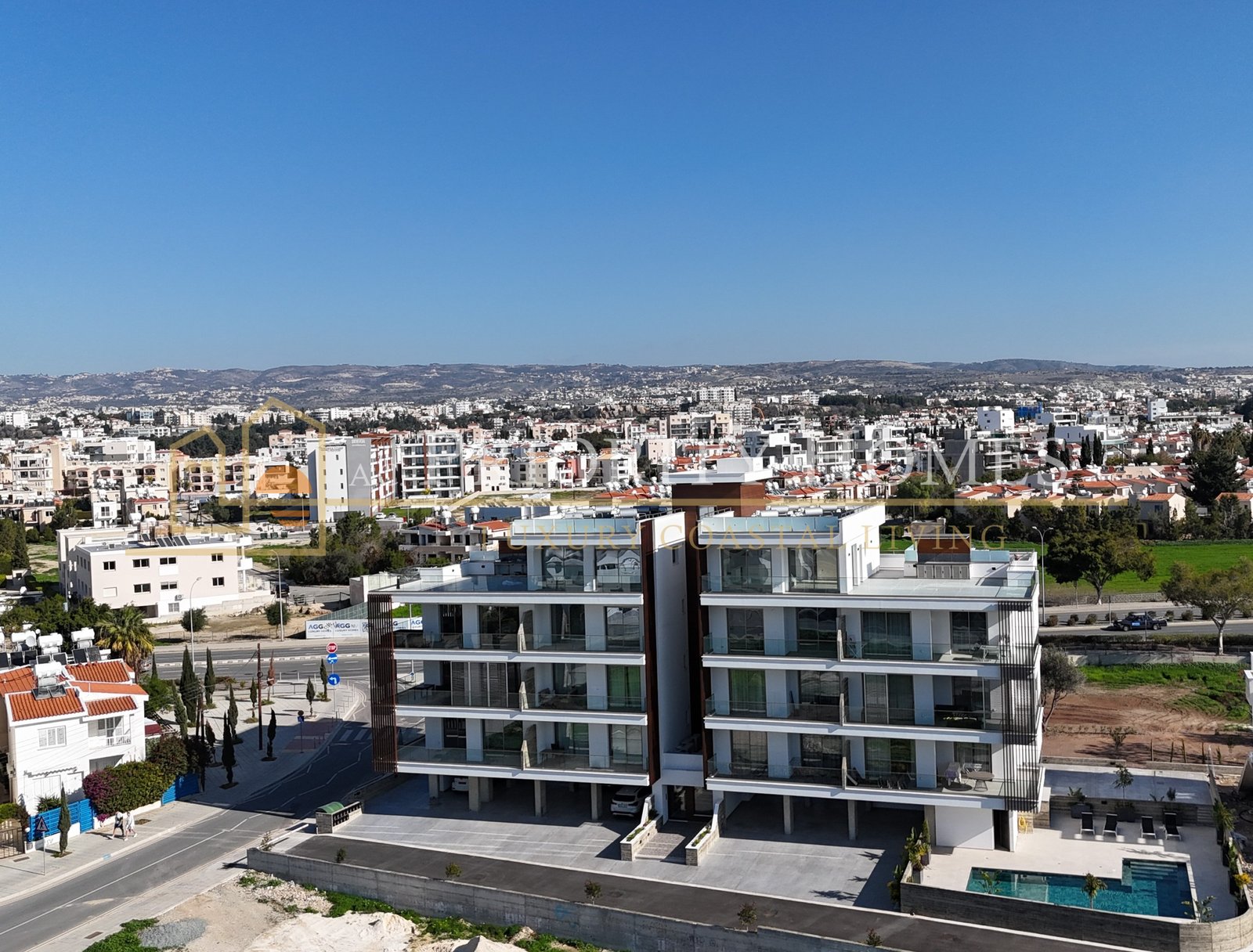 Contemporary Two-Bedroom Penthouse with Private Roof Terrace in Kato Paphos