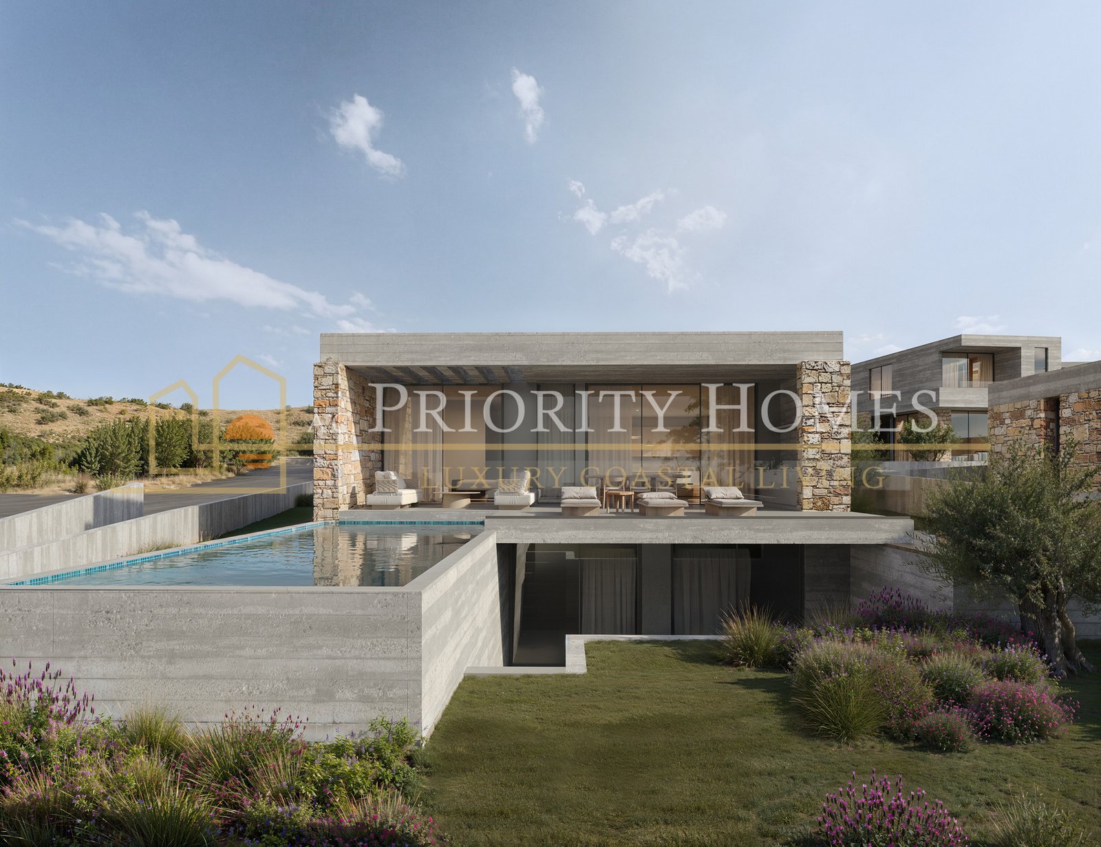 Contemporary Luxury Three-Bedroom Villas in Sea Caves Pegeia