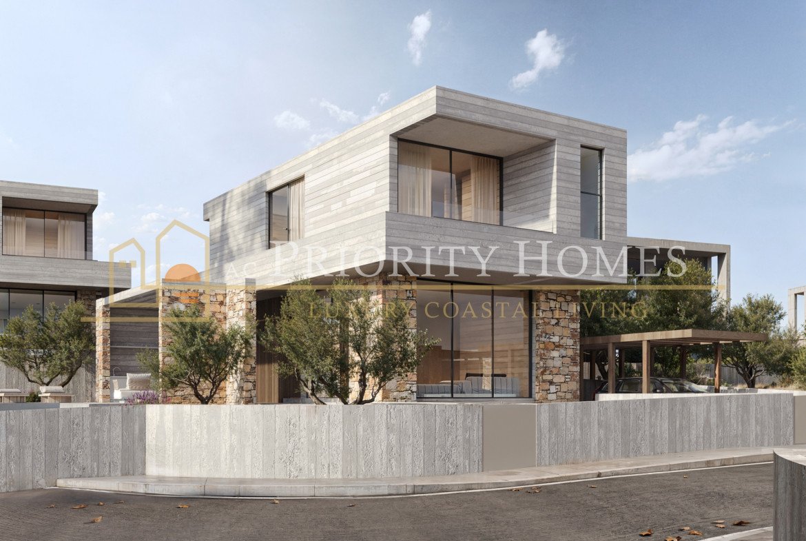 Contemporary Luxury Four-Bedroom Villas in Sea Caves Pegeia