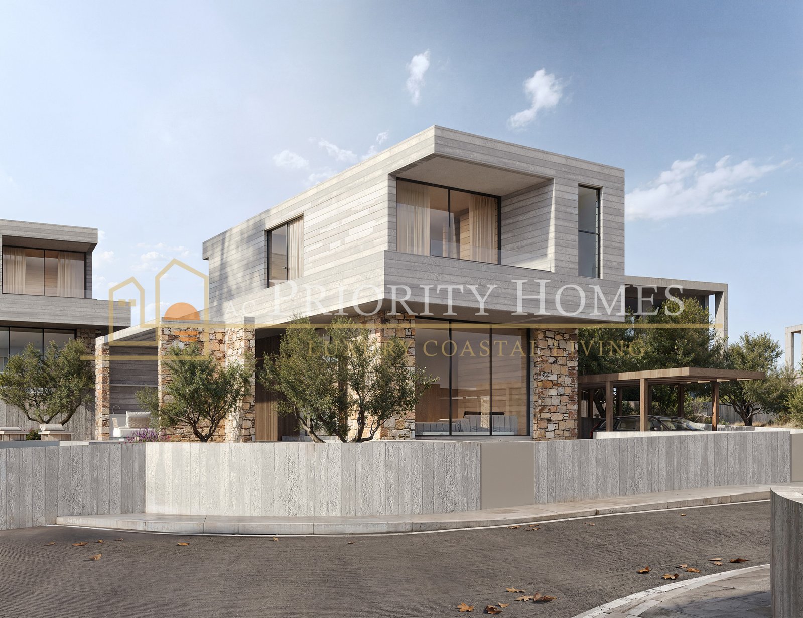 Contemporary Luxury Four-Bedroom Villas in Sea Caves Pegeia