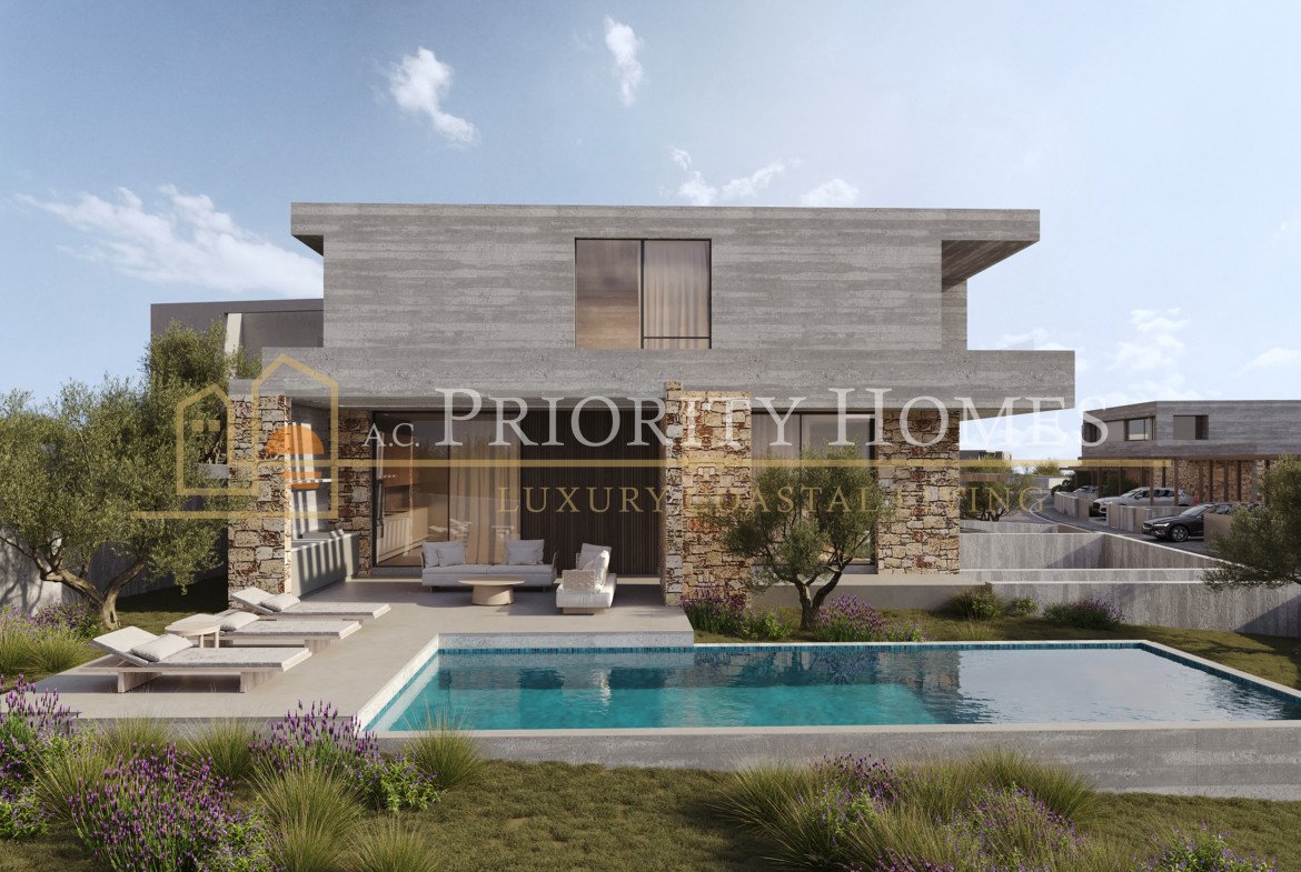 Contemporary Luxury Four-Bedroom Villas in Sea Caves Pegeia