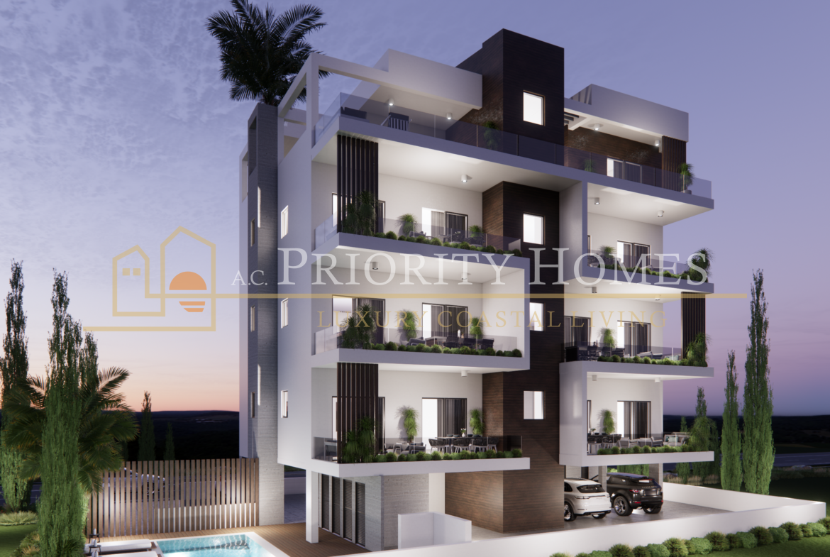 Luxury Three-Bedroom Penthouse in Prime Kato Paphos Location