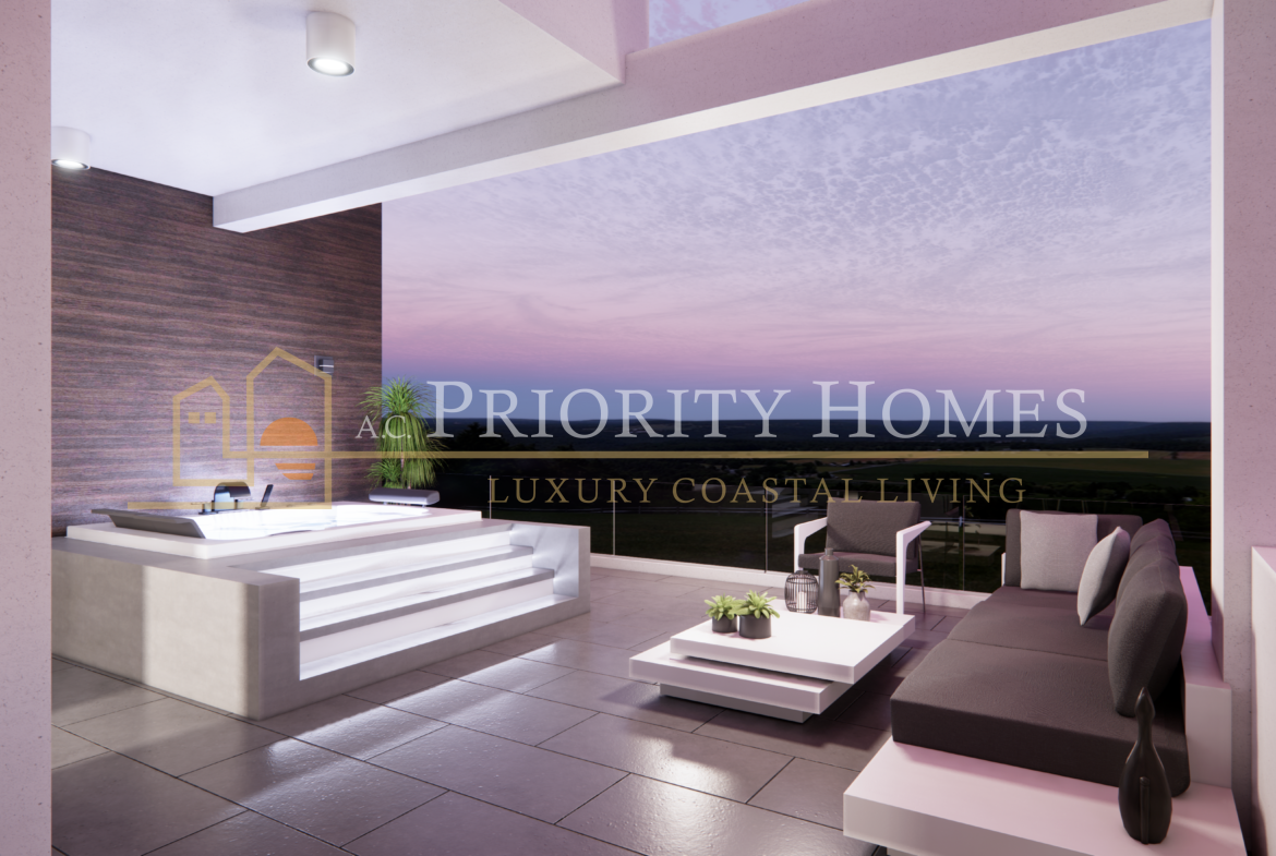 Luxury Three-Bedroom Penthouse in Prime Kato Paphos Location