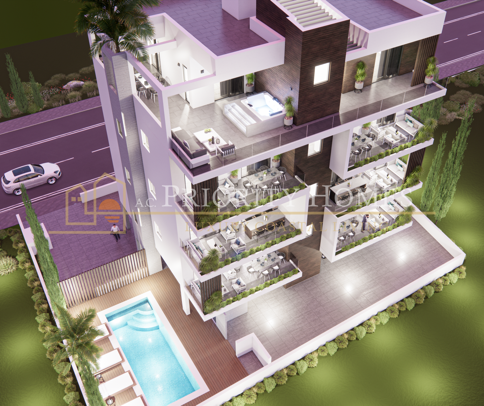 Luxury Three-Bedroom Penthouse in Prime Kato Paphos Location