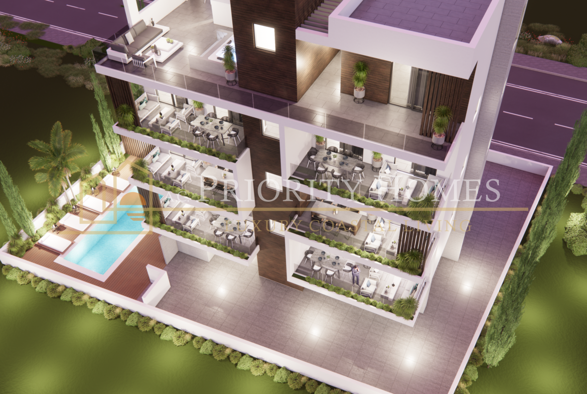 Luxury Three-Bedroom Penthouse in Prime Kato Paphos Location